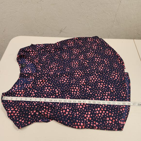 Torrid Georgette Heart Button Back Blouse Size 1X - Picture 10 of 11